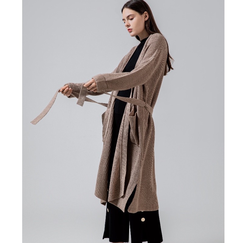 Löysä, tyylikäs ja rento Australian Wool Cardigan65002#